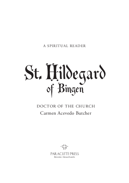 a spiritual reader doctor of the church