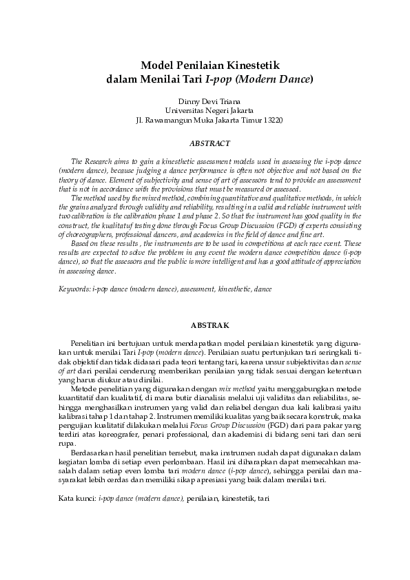 Format Penilaian Tari Guru Paud