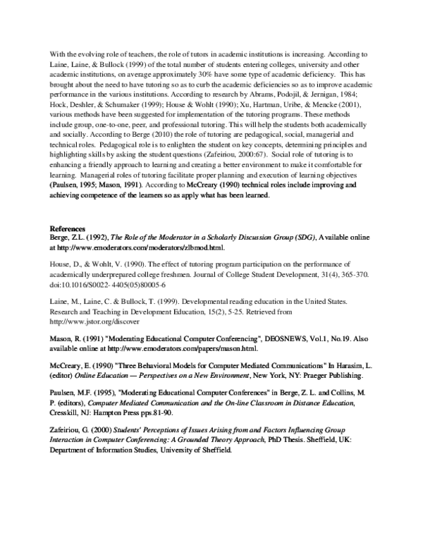 (DOC) With the evolving role of teachers