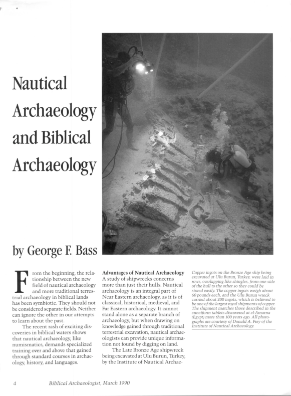 (PDF) 1990_Nautical Archaeology and Biblical Archaeology F Bass Academia.edu