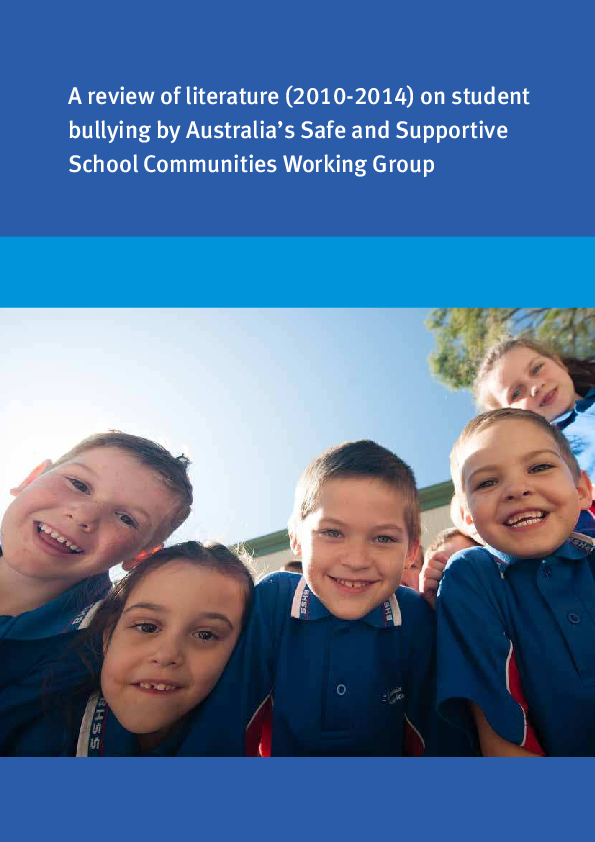(PDF) A review of literature (2010-2014) on student bullying by ...
