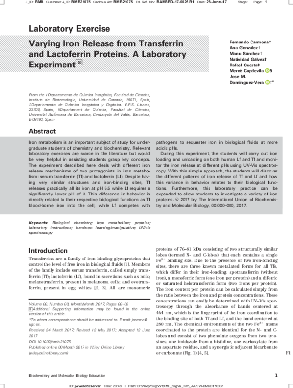 (PDF) Laboratory Exercise Fernando Carmona Academia.edu
