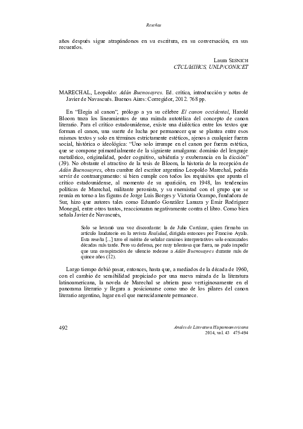 (PDF) Adán Buenosayres