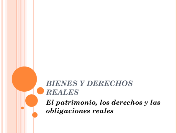 (PPT) BIENES Y DERECHOS REALES 2DO SEMESTRE