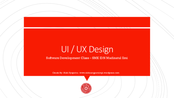 (PPT) UI/ UX Design