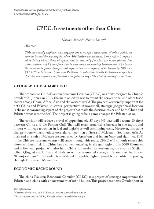 Cpec essay in english 2020 image