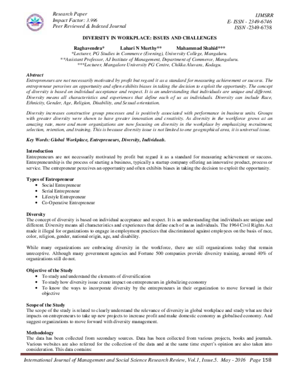 Introduction to management of workplace diversity image