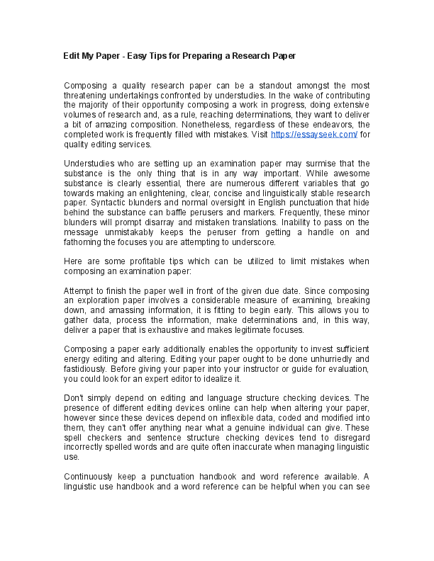 best paper editing services edit my paper for me free