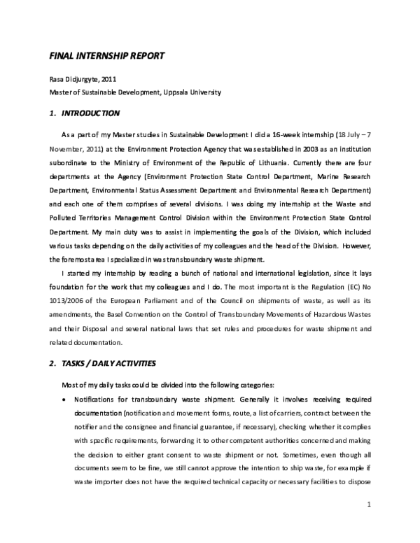 (PDF) FINAL INTERNSHIP REPORT