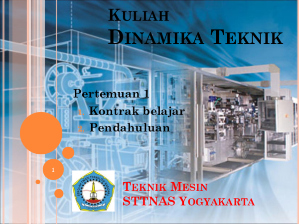 Ppt Mk Dinamika Teknik Herry Darmadi Academia Edu