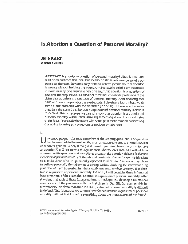 Speech on morality image