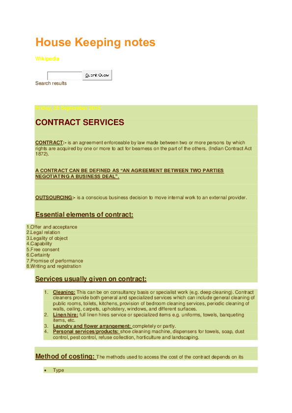 (DOC) House Keeping note jane githiori Academia.edu