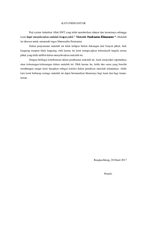 Contoh Makalah Klinometer Sederhana Ruang Sekolah