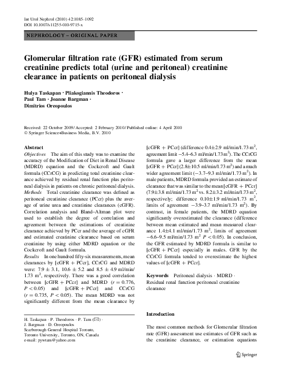 Serum creatinine normal range picture