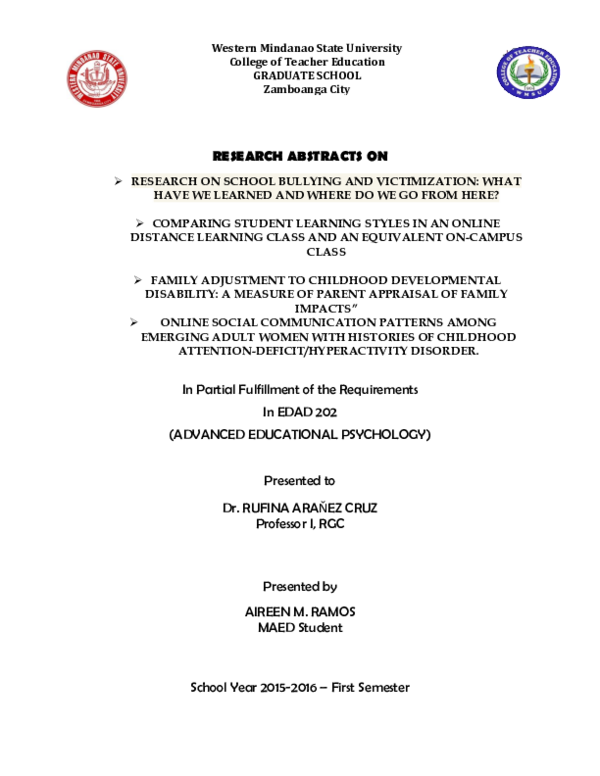 (DOC) ABSTRACT REAL