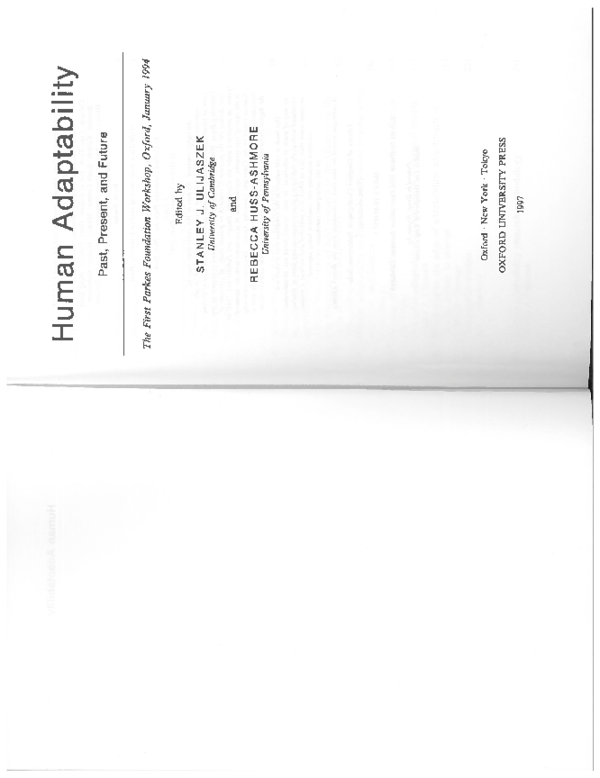 (PDF) human adaptability