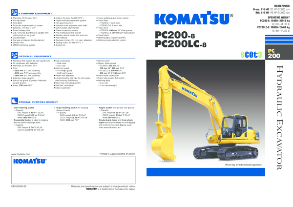 (PDF) KOMATSU PC200 200LC- | Thanh Ý - Academia.edu