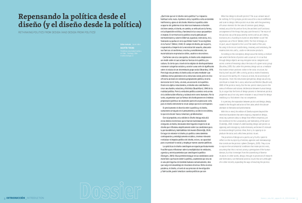 (PDF) Rethinking politics from design (and design from politics)