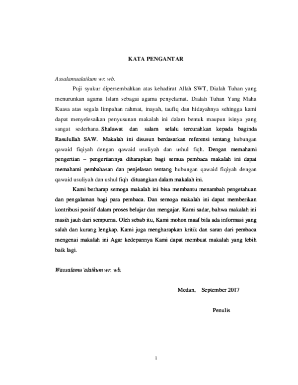 Doc Makalah Qawaid Fiqih Suci Rahmadani Nst Academia Edu