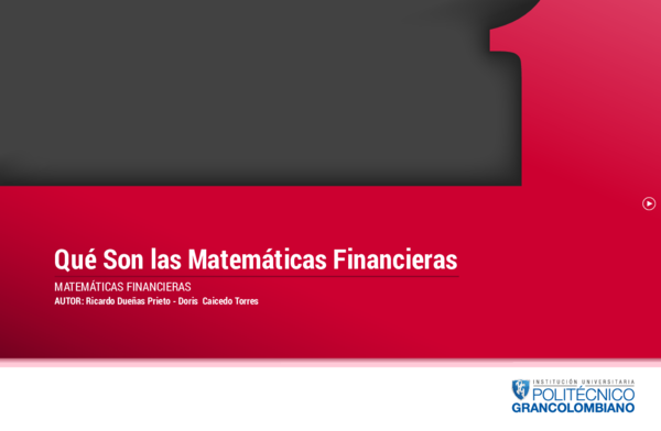 (PDF) Qué Son las Matemáticas Financieras MATEMÁTICAS FINANCIERAS