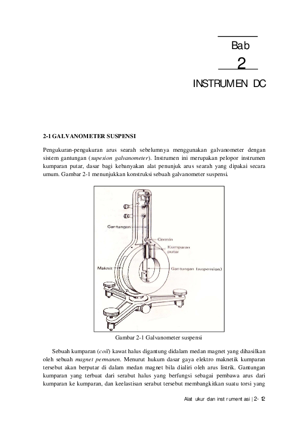 Pdf Bab 2 Instrumen Dc Nanda Julfa Rezeki Academia Edu