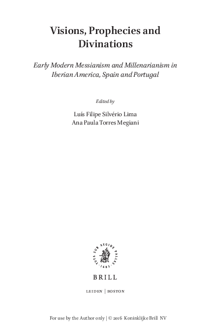(PDF) Mozas criollas and new government: Francis Borgia, Prophetism and