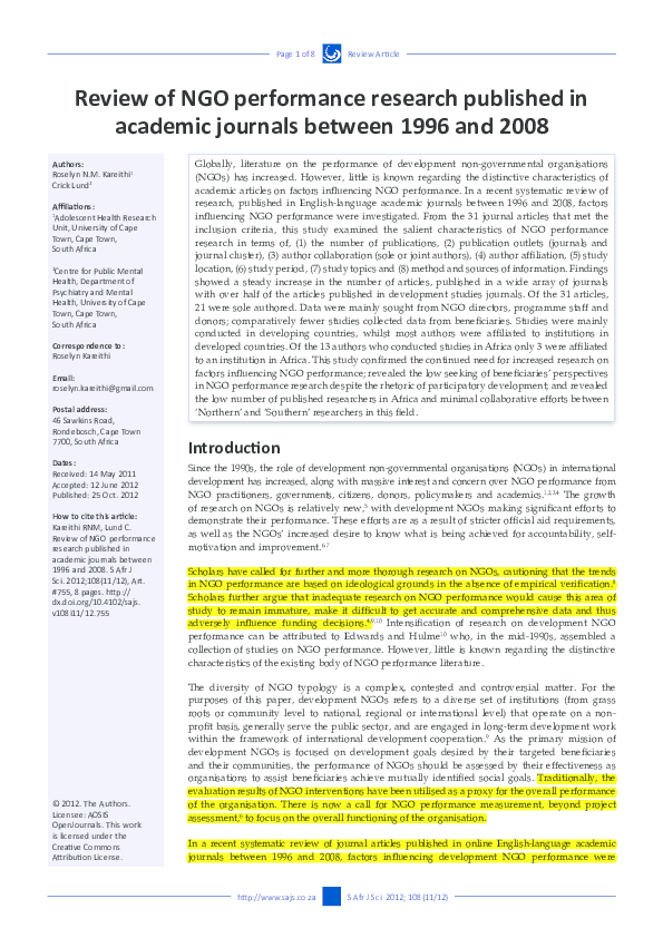 Assignment on ngo picture