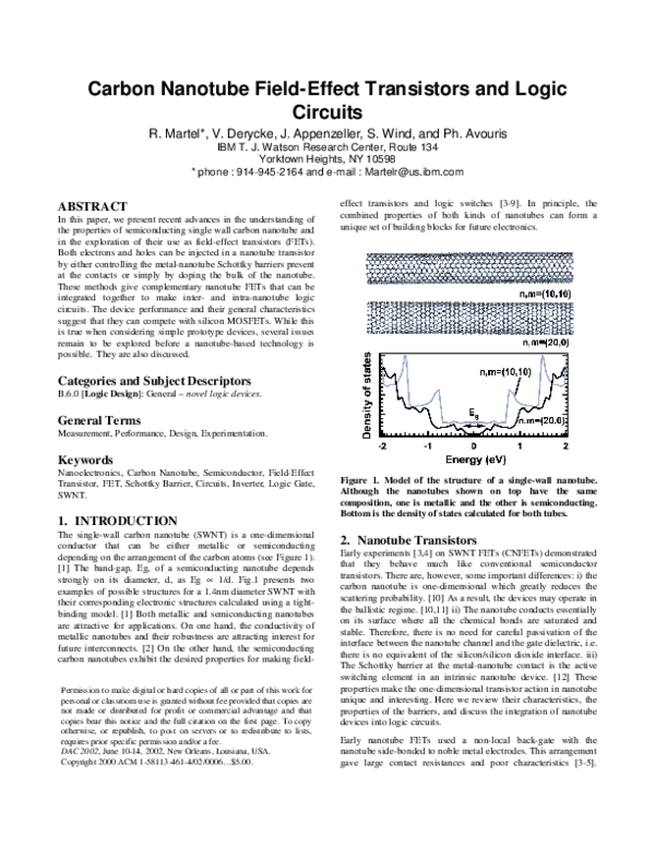 (PDF) HighPerformance Complementary Transistors and MediumScale