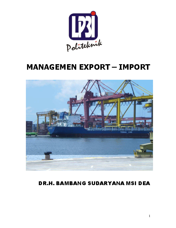 (PDF) Export Import Principles Modul
