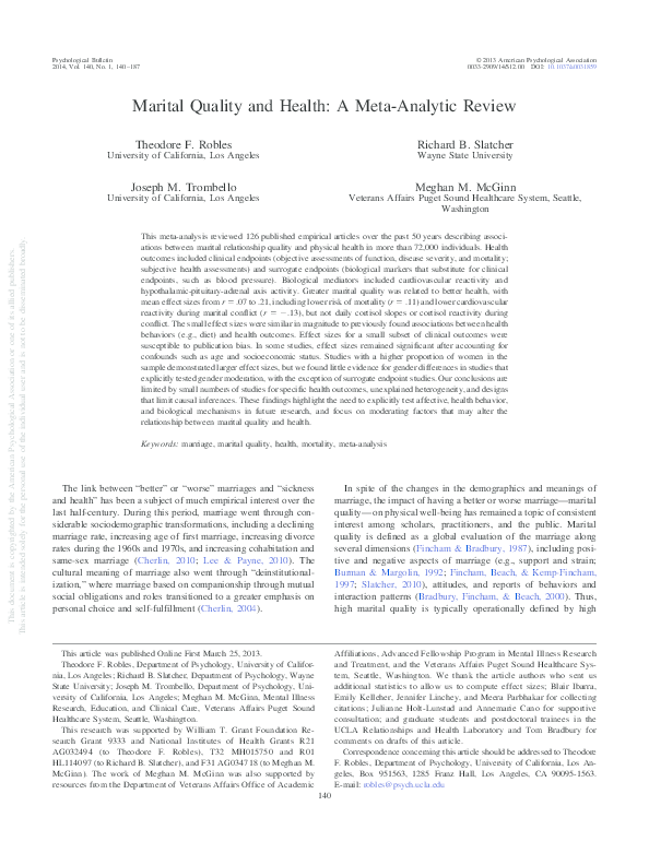(PDF) Research on Correlates of Marital Quality and Stability in Muslim