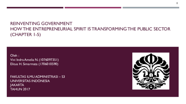 Reinventing government movement image