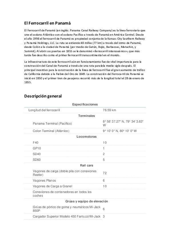 (DOC) El Ferrocarril en Panamá Antonio Ramos Academia.edu