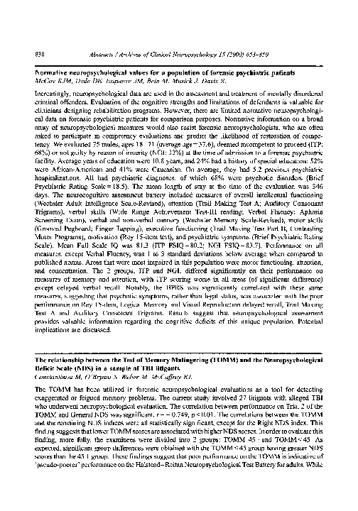 Malingering and sleep disorders picture