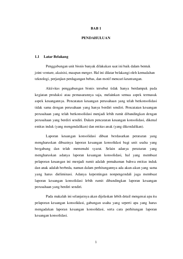 Contoh Laporan Posisi Keuangan Konsolidasi Nusagates