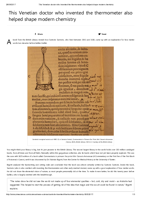 (PDF) This doctor who invented the thermometer also helped