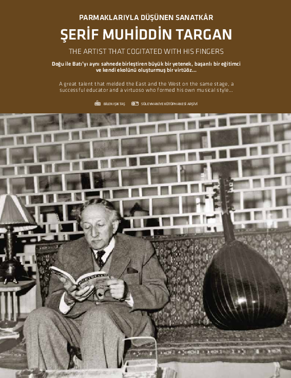 (PDF) The Artist That Cogitated With His Fingers, Şerif Muhiddin Targan ...