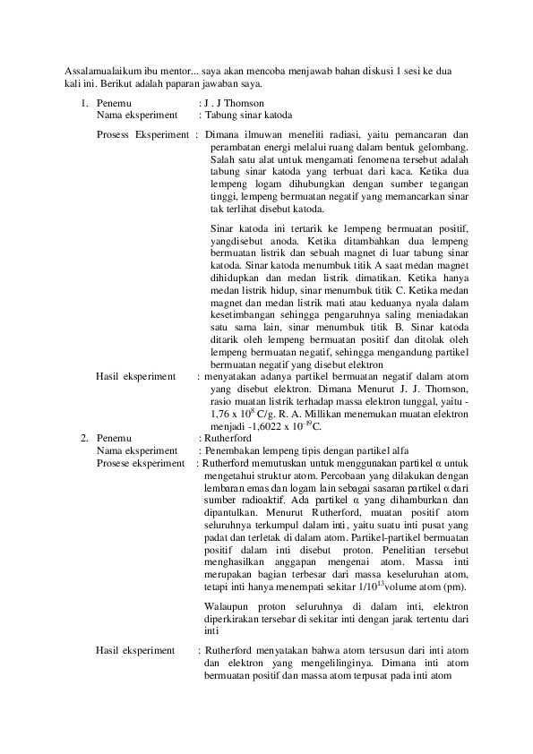 Inti Atom Yang Tidak Bermuatan Listrik Disebut - Sebutkan Mendetail