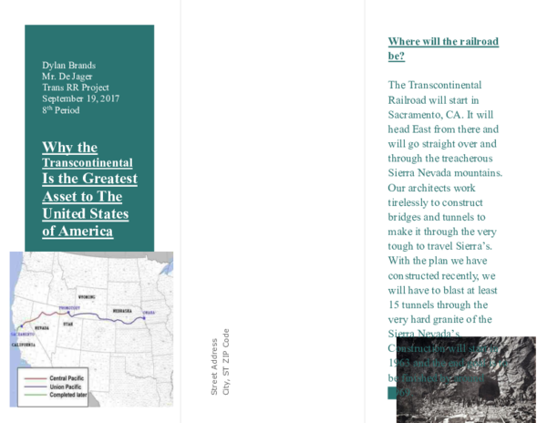 (DOC) History Pamphlet- Transcontinental RR
