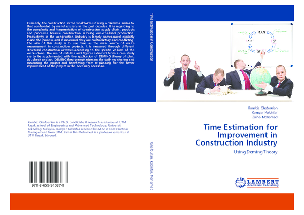 (PDF) Time Estimation for improvement in Construction Industry