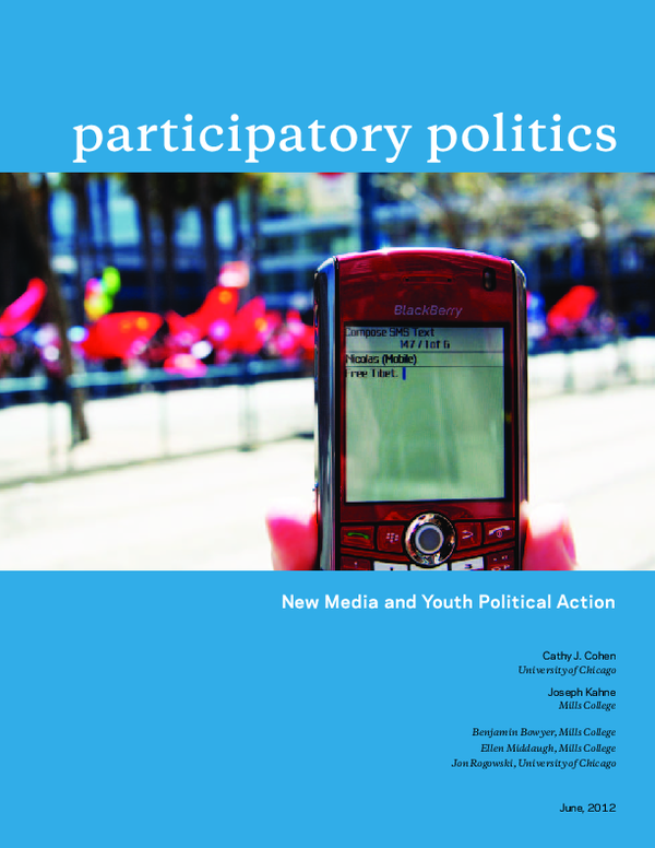 (PDF) Participatory Politics - New Media and Youth Political Action.pdf