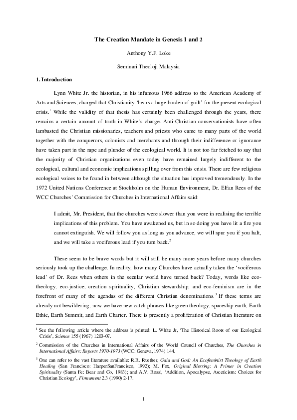 Genesis essay 1 picture