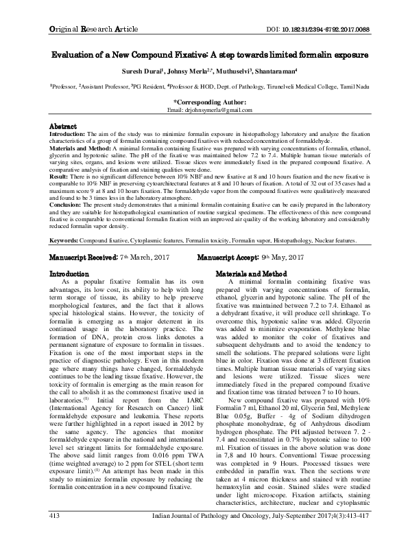 formalin fixative