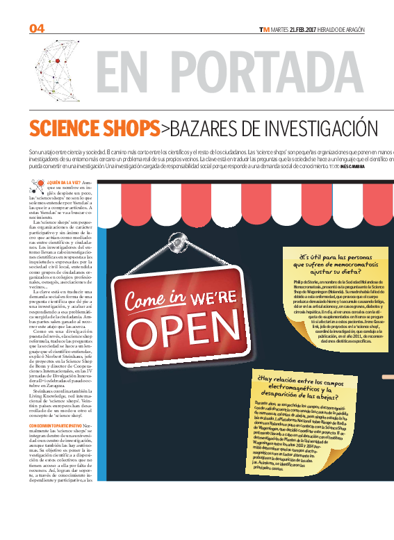 (PDF) Sciences Shops, bazares de investigación Ines Cambra Academia.edu