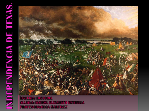 (PPT) Independencia de Texas