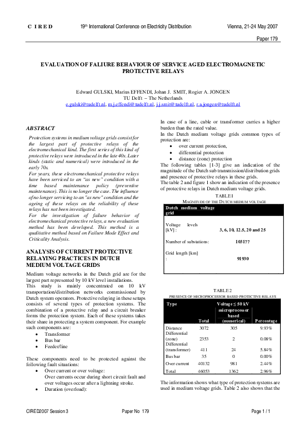 (PDF) C I R E D EVALUATION OF FAILURE BEHAVIOUR OF SERVICE AGED