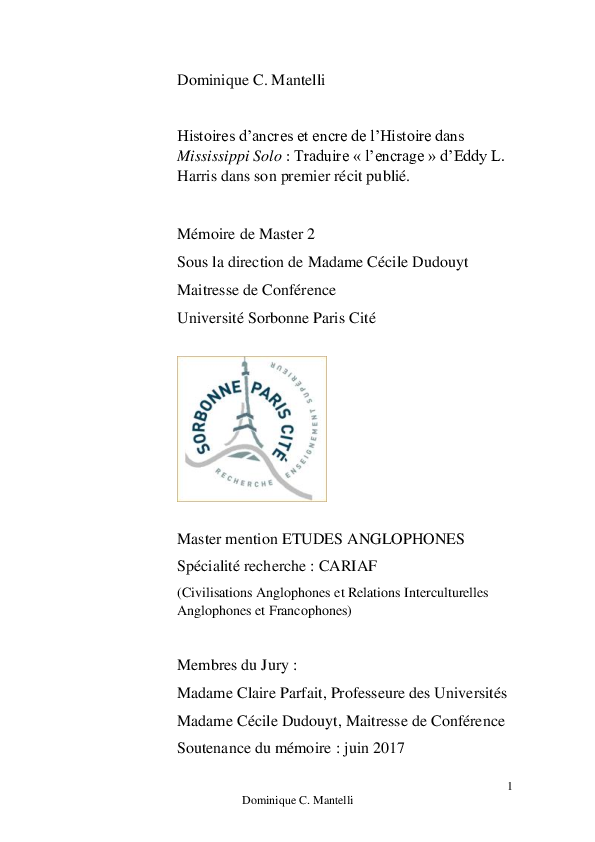 (DOC) Membres du Jury Dominique C Mantelli Academia.edu