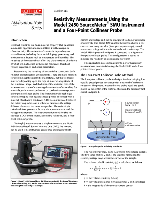 pdf-resistivity-measurements-using-the-model-2450-sourcemeter-smu