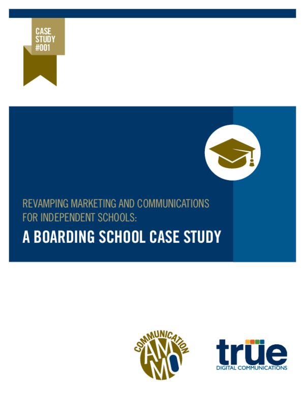 (PDF) Comm Ammo True Boarding School Case Study2015 twinkle bagrecha