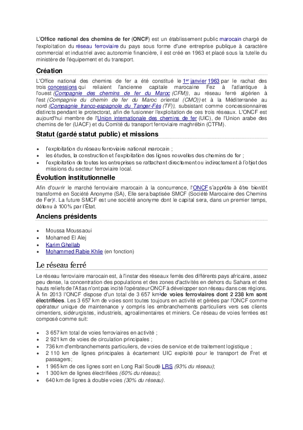 (DOC) ONCF
