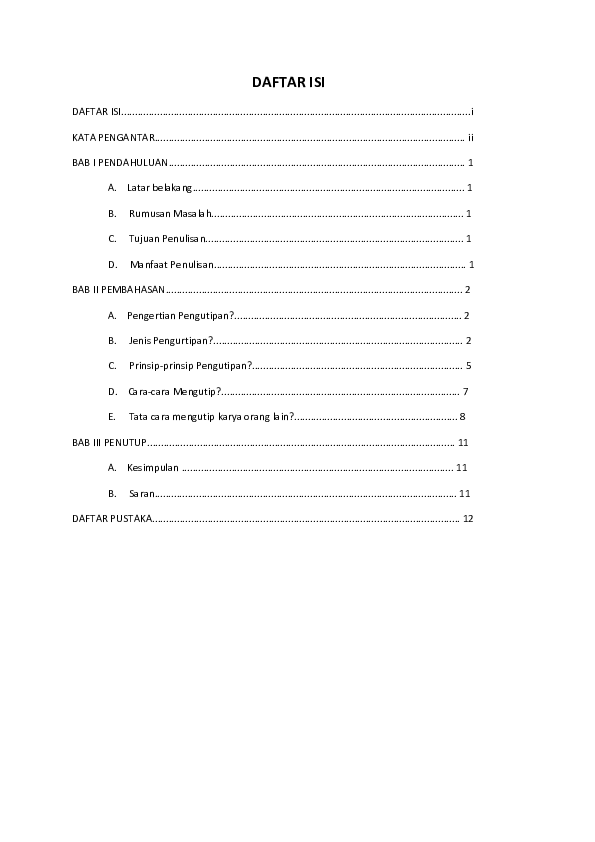 (DOC) Kutipan